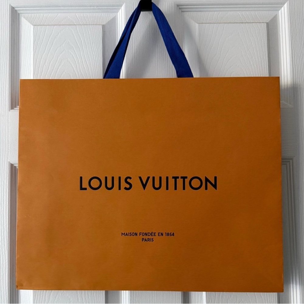 Louis Vuitton Shopping Bag and receipt card